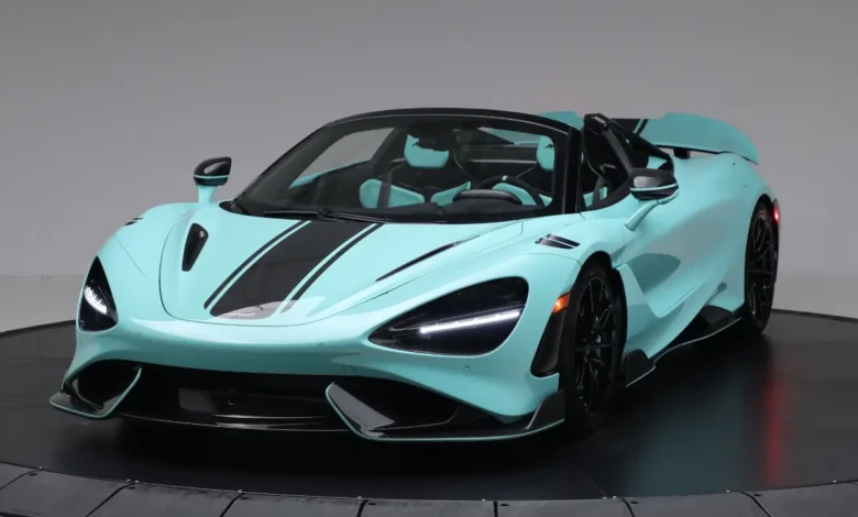 McLaren 765LT Spider in Tiffany Blue Redefines Hypercar Aesthetics