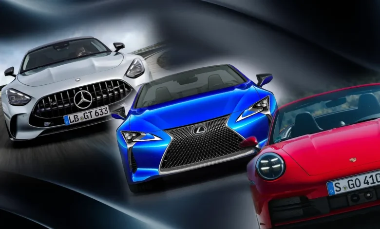 Lexus LC 500 vs Mercedes-AMG GT vs Porsche 911 Carrera: A Battle of Luxury Sports Icons