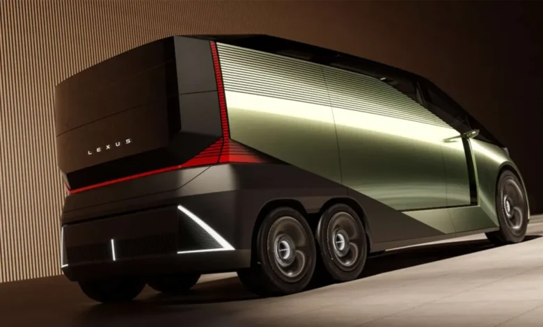 Lexus LS Concept Reimagines Flagship Luxury with Six Wheels