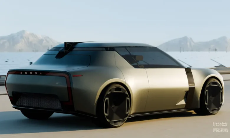 Škoda 1000 MBX Concept: Retro Icon Reborn as a Modern Electric Coupe