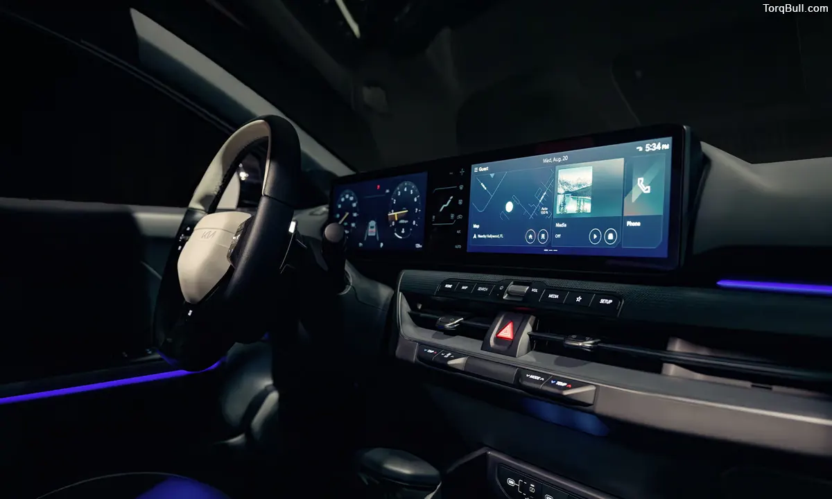 Kia K4 Hatchback interior dashboard