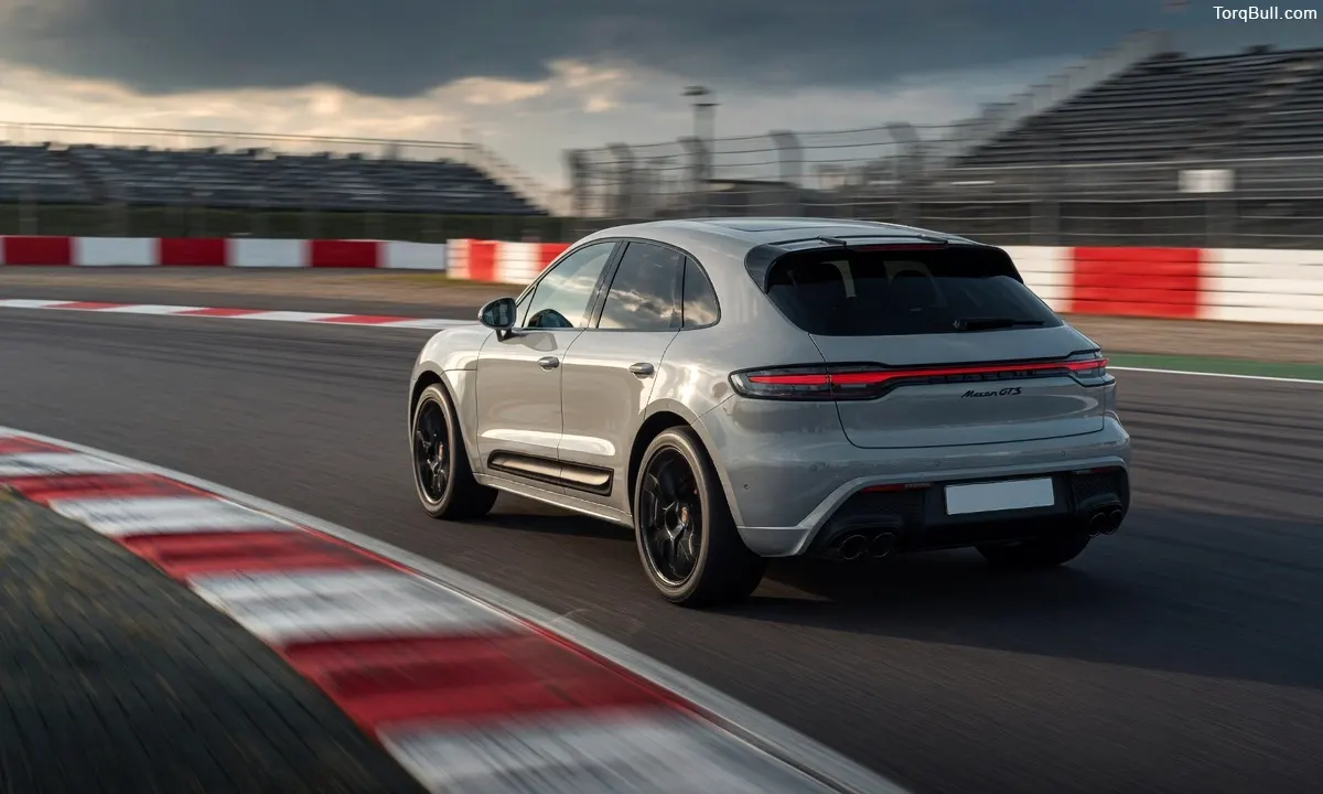 2026 Porsche Macan GTS on race track