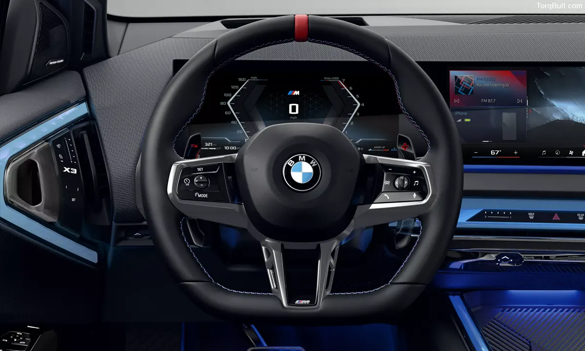 BMW X3 M50 xDrive stearing