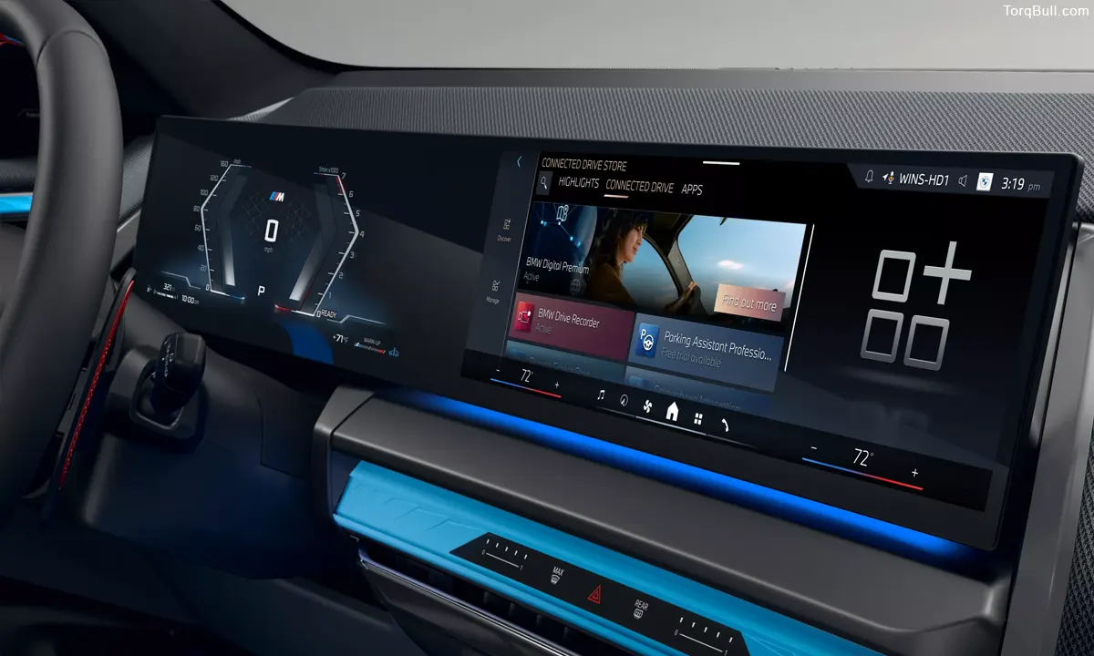 BMW X3 M50 xDrive infotainment screen