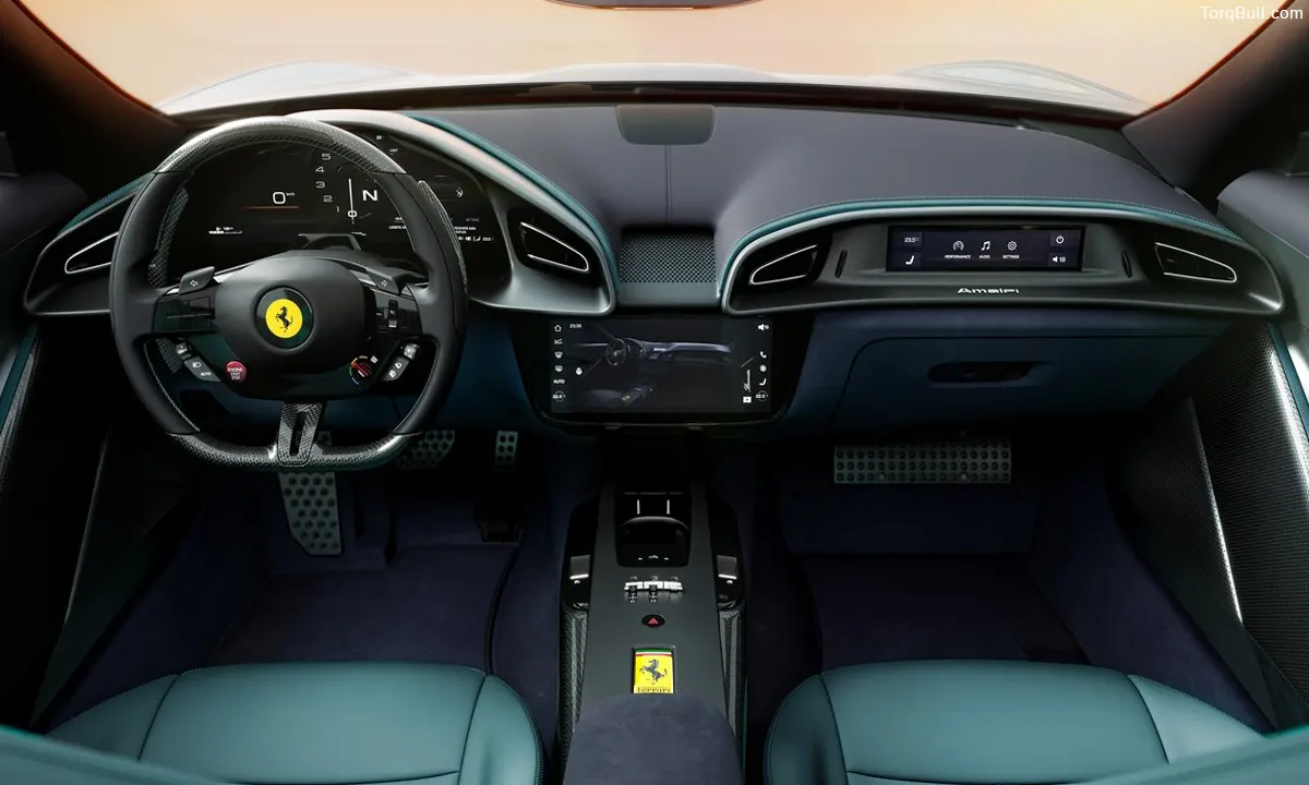 2027 Ferrari Amalfi interior dashboard
