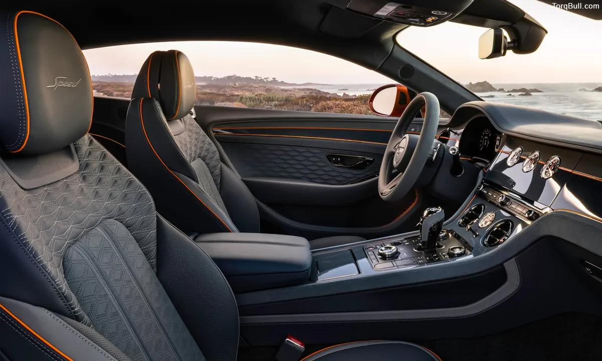 Bentley Continental GT Speed interior dashboard