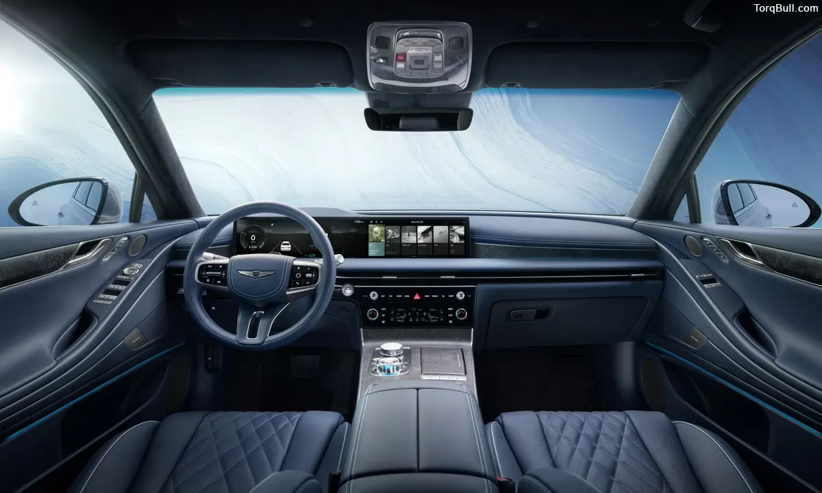 Genesis G80 interior dashboard