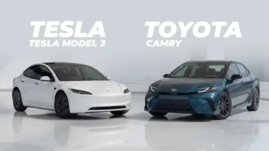 Tesla Model 3 vs Toyota Camry Cost Comparison USA. Fuel, Insurance, Depreciation and Maintenance All Compared Side by Side