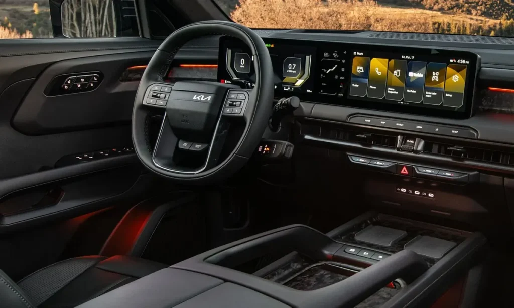 Kia Telluride premium interior cabin 9875