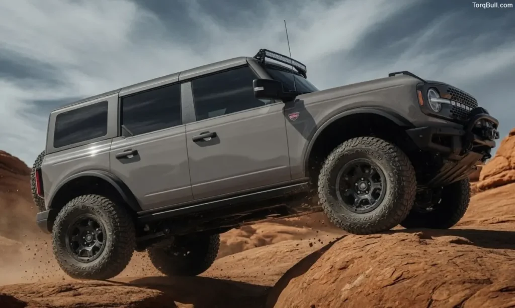 Ford Bronco off-roading side view 239847