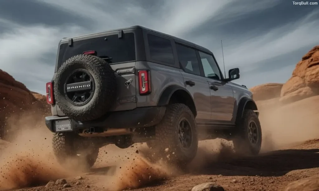 Ford Bronco off-roading rear view 345897