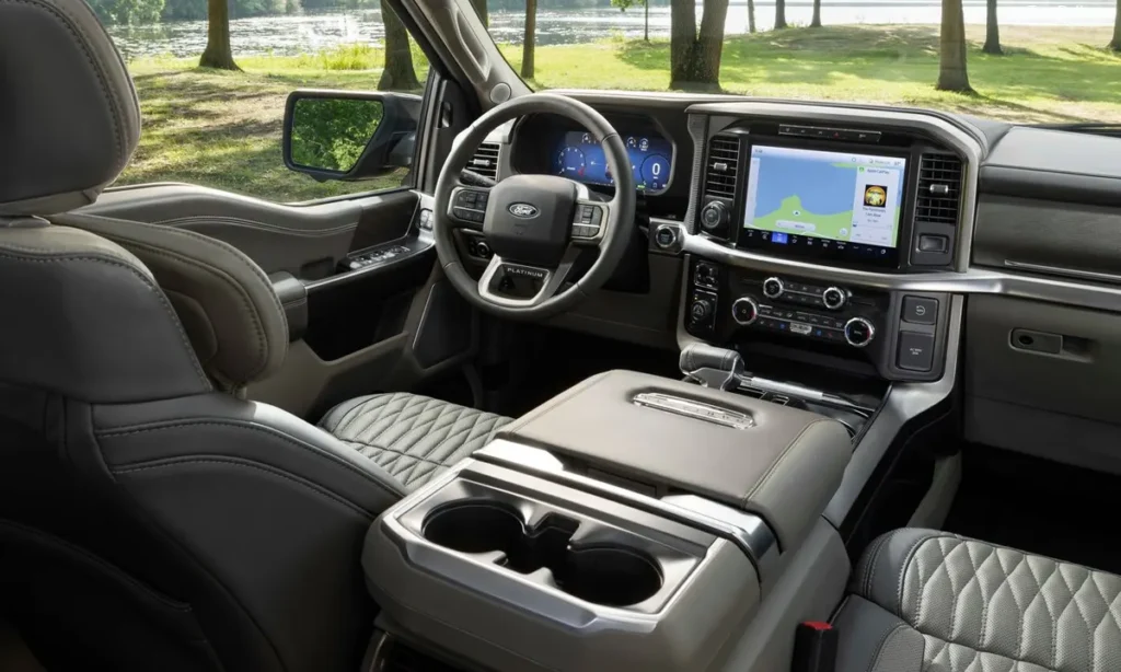 Ford F-150 interior dashboard in park 34756