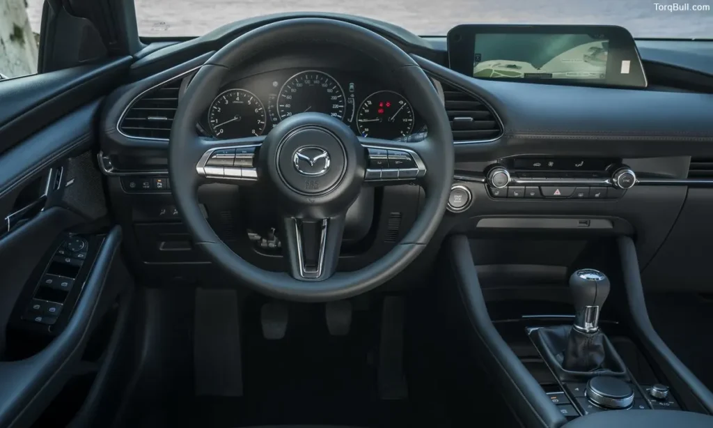 Mazda 3 premium interior dashboard