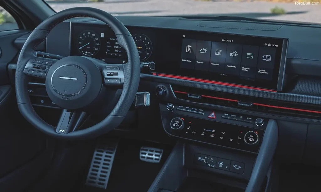 Hyundai Sonata interior dashboard