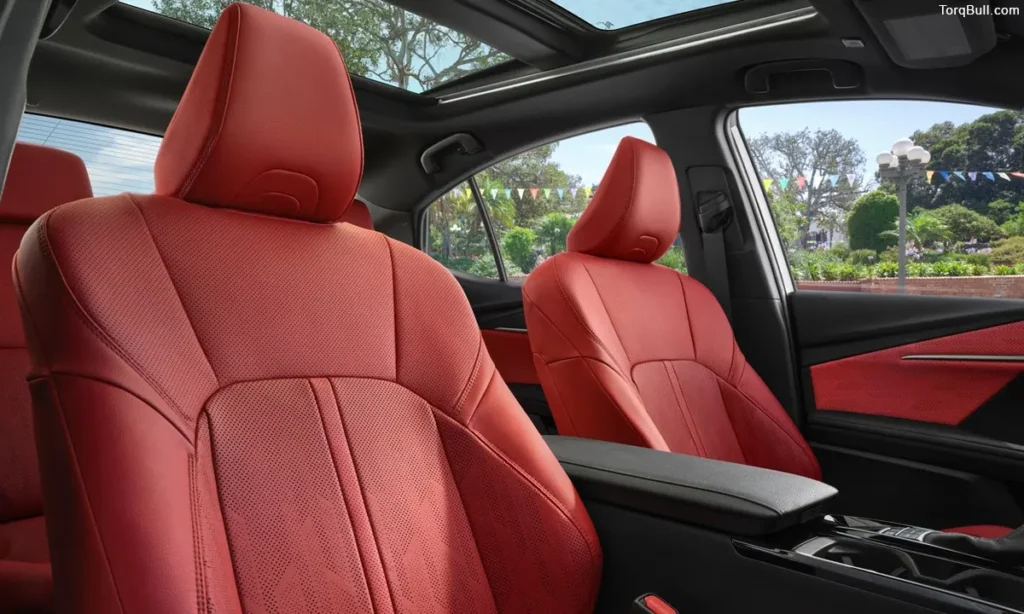 Toyota Camry red interior seats 324008