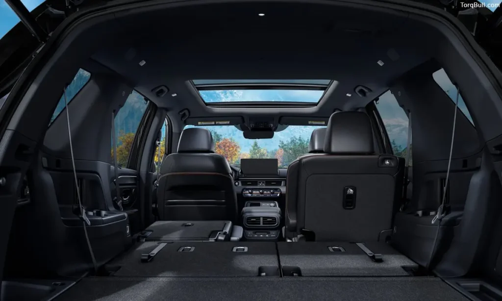 Honda Pilot masive boot space for family trip
