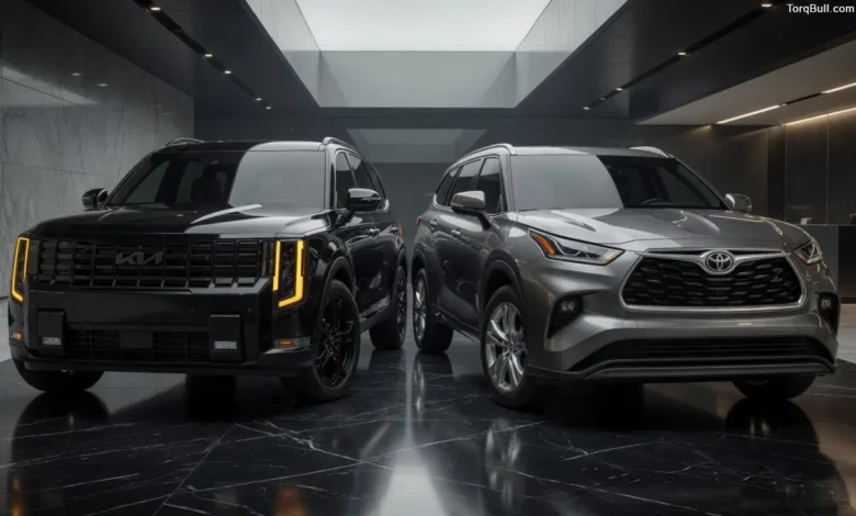 Kia Telluride vs Toyota Highlander: Which Three-Row SUV Is Actually Better?