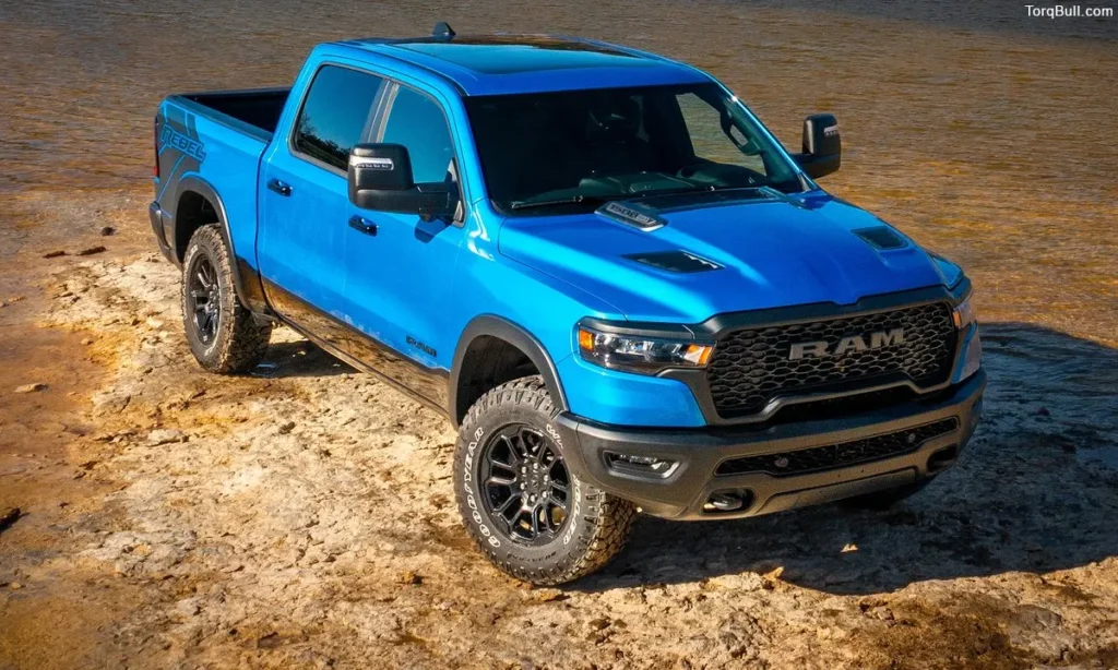 Blue Ram 1500 top front profile