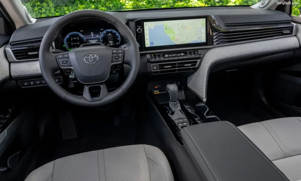 Toyota Camry Hybrid interior dashboard