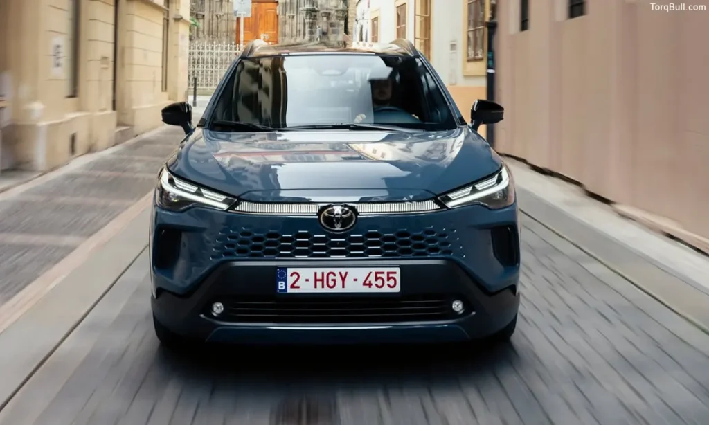 Toyota Corolla Cross in the city