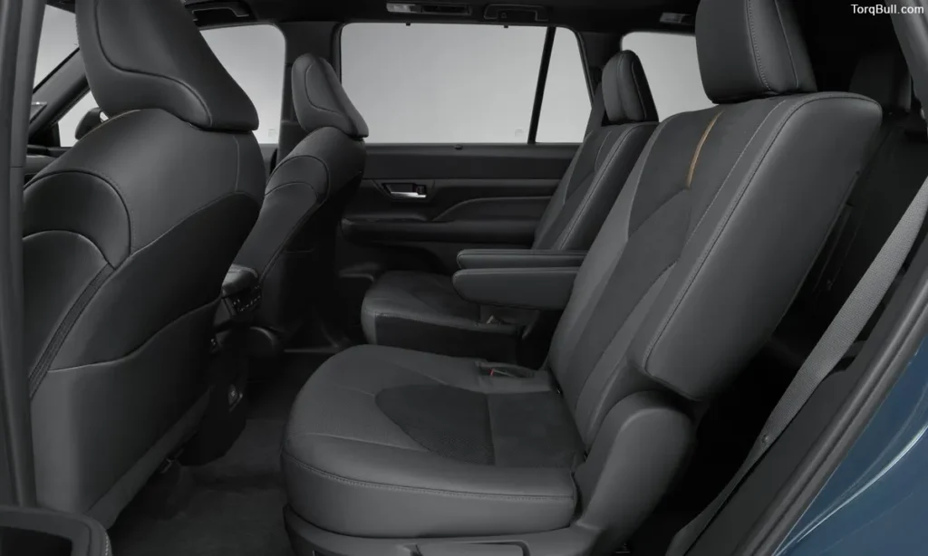 Toyota Grand Highlander interior rear seats