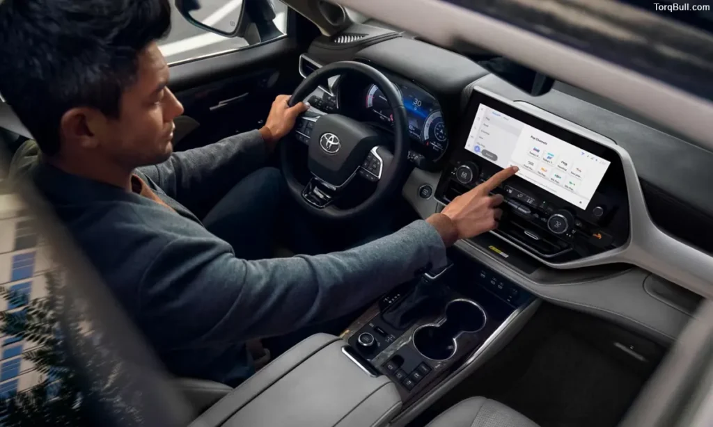 Toyota Highlander interior dashboard