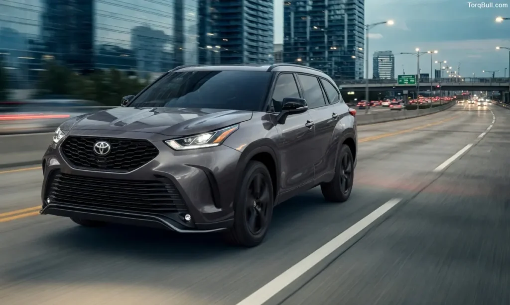 Toyota Highlander on the roads of city 39405