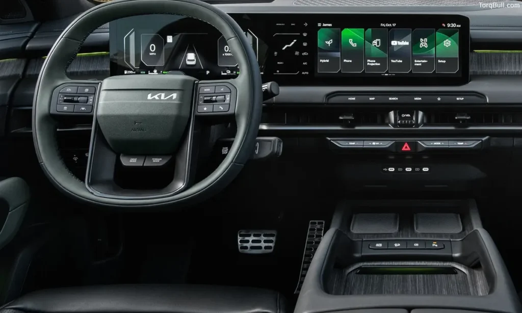 Kia Telluride interior infotainment system