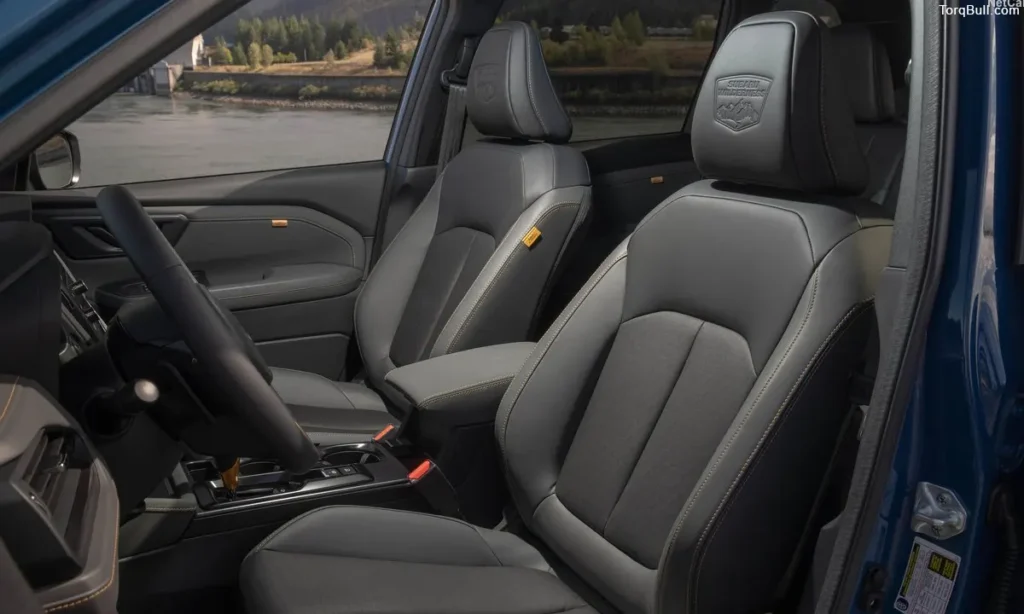 Subaru Forester Wilderness interior front seats