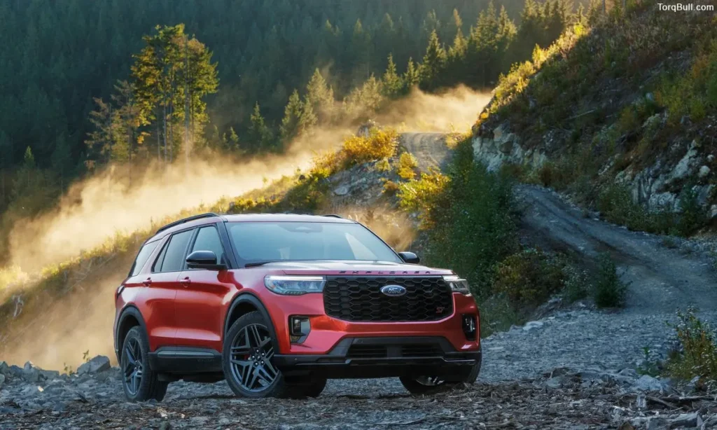 Ford Explorer Hybrid off roading