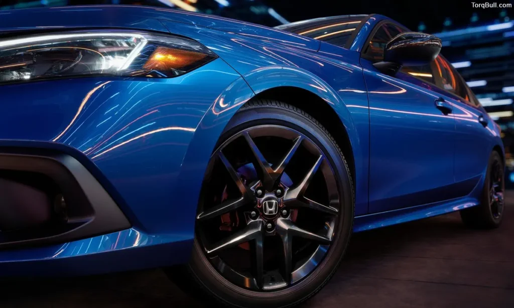 Honda Civic Alloy wheel design side view