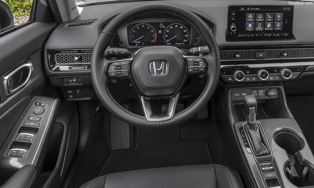 Honda Civic interior dashboard