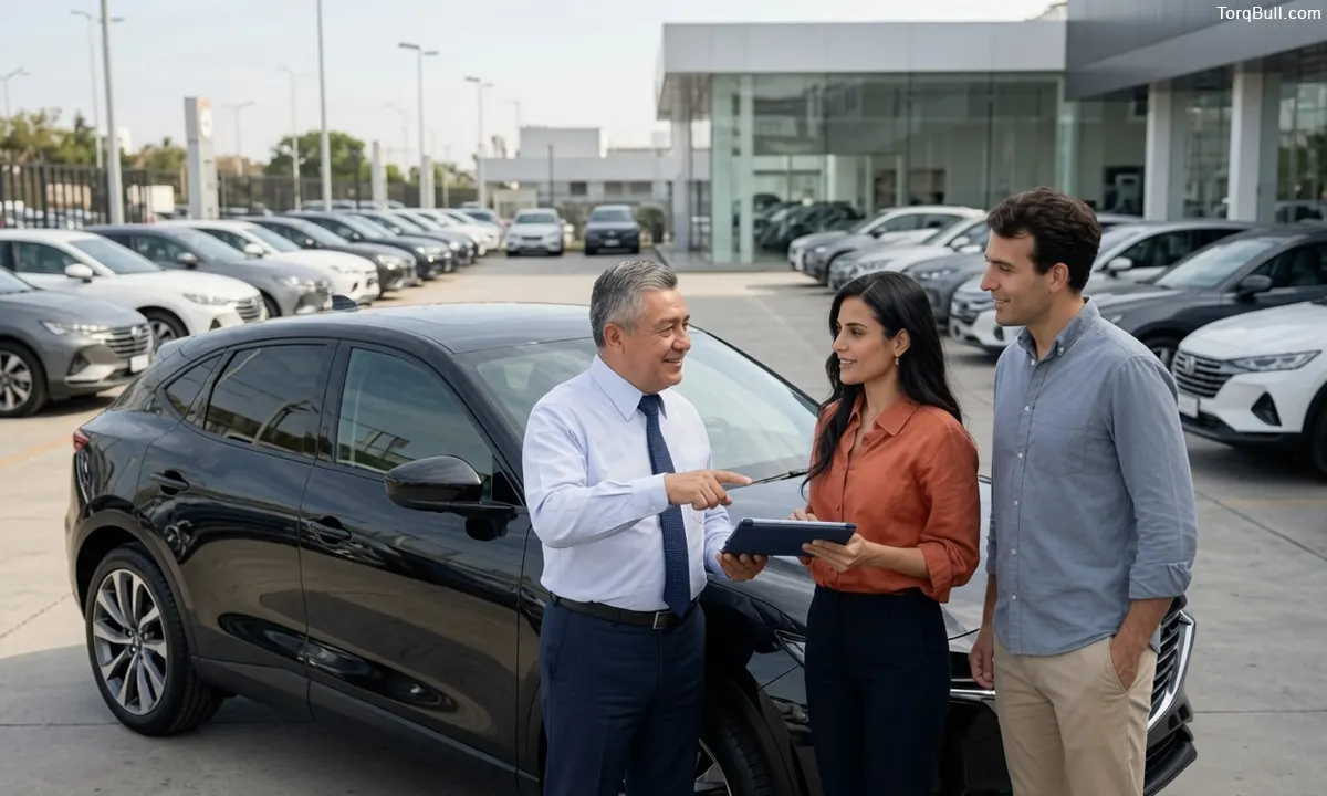 Insurance Company executive in a conversation with customers