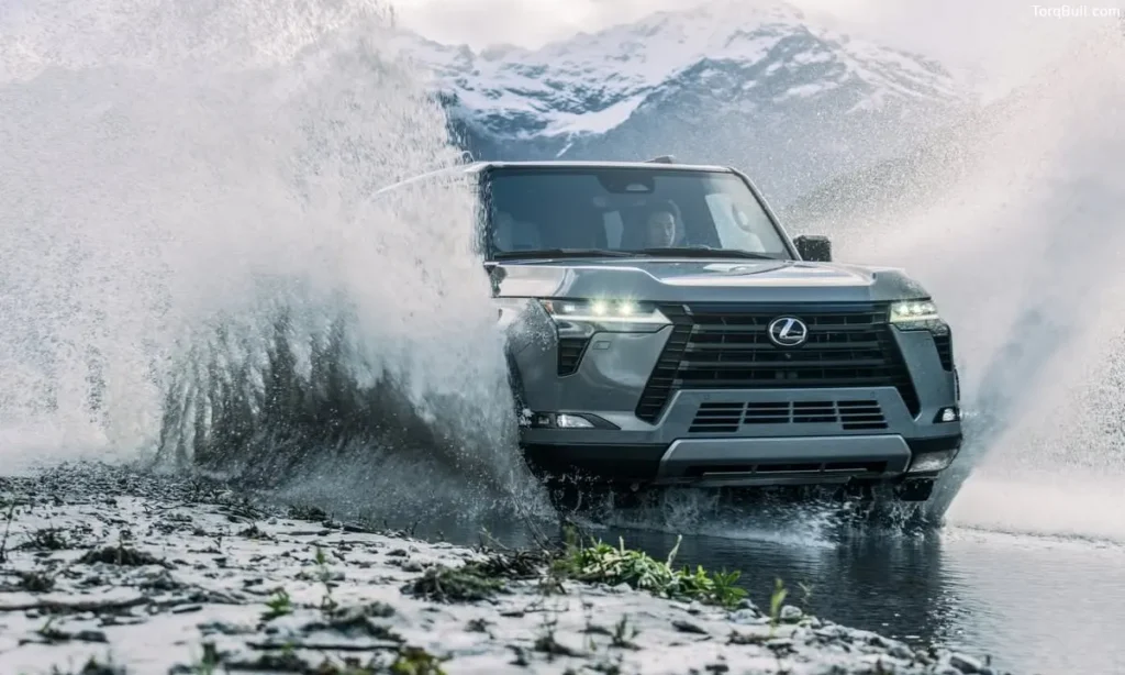Lexus GX in rough terrain