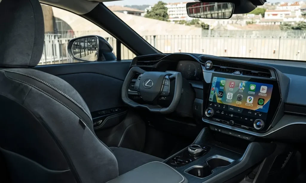 Lexus RZ premium interior dashboard