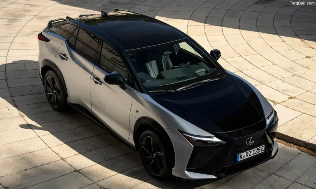 Lexus RZ on road 3456