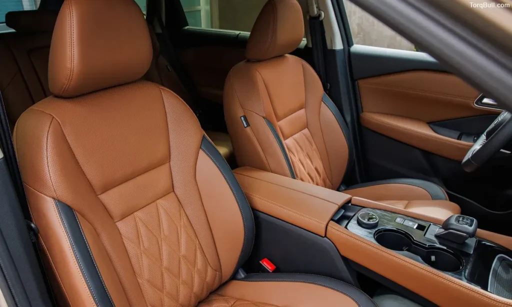 Nissan Rogue interior front seats