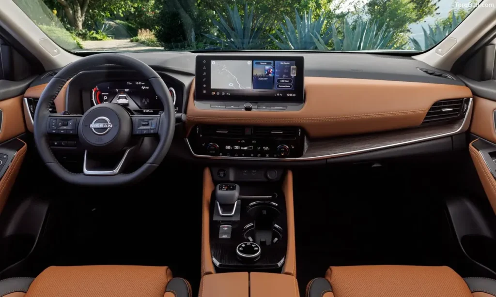 Nissan Rogue interior dashboard