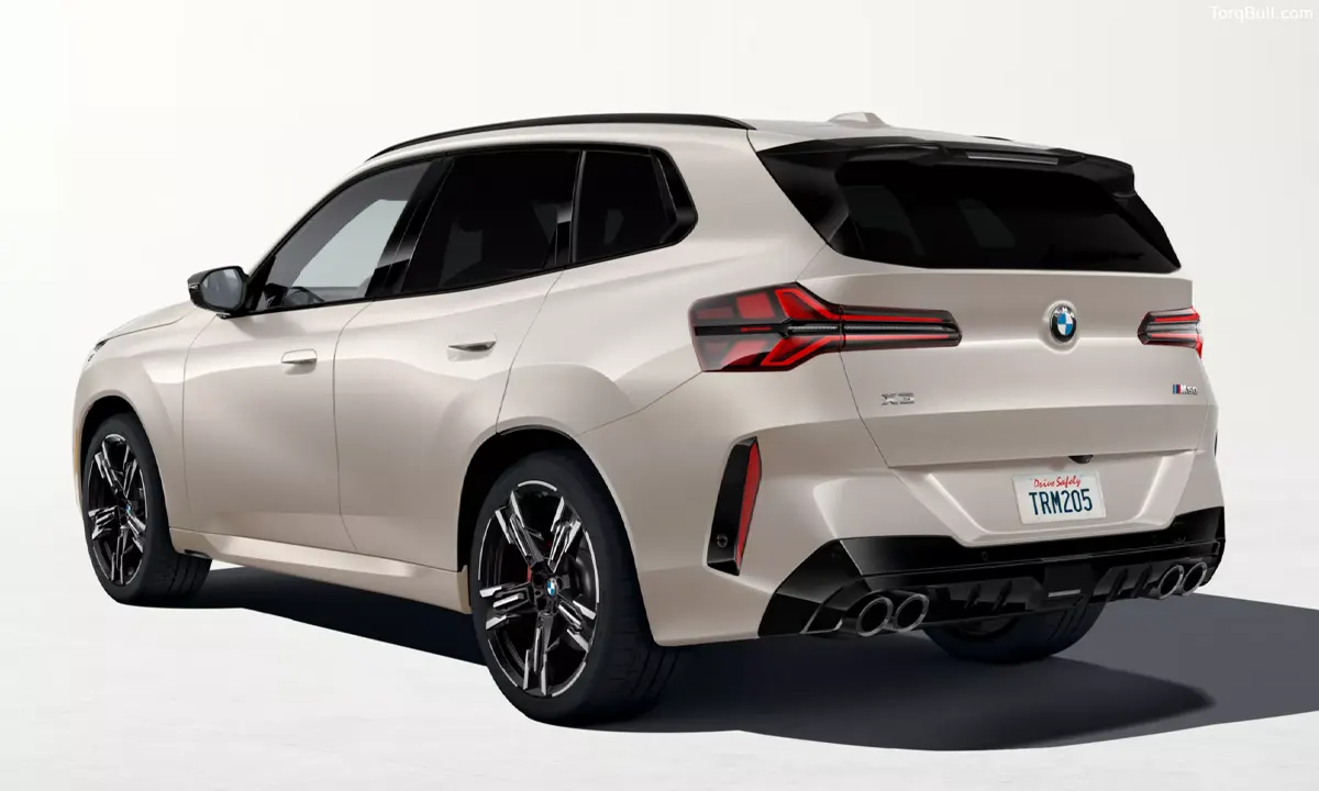 BMW X3 M50 back view