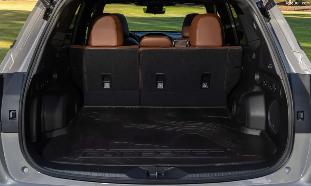 Subaru Forester Foldable luggage capacity