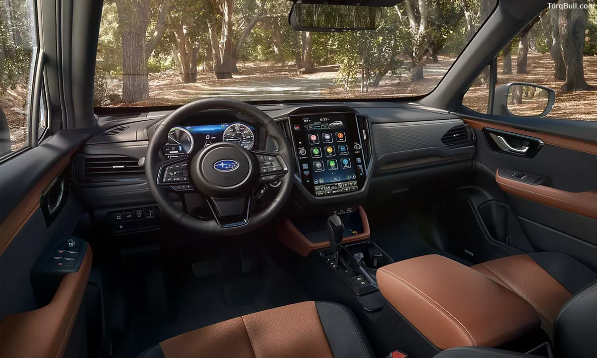 Subaru Forester interior in the park