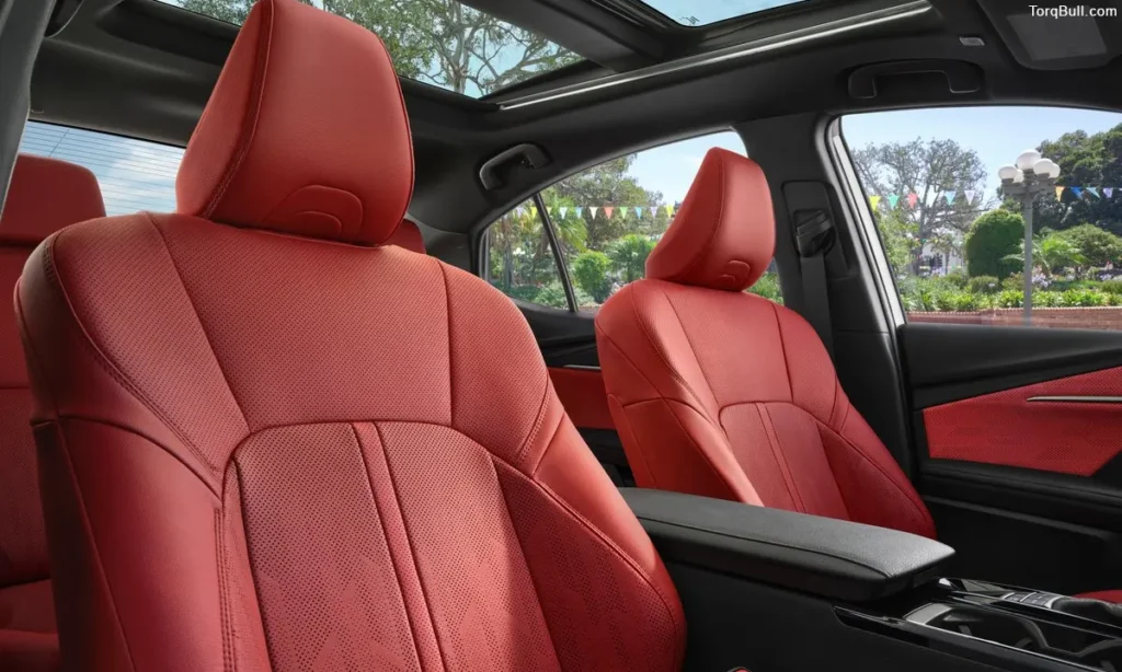Toyota Camry Red Interior seats