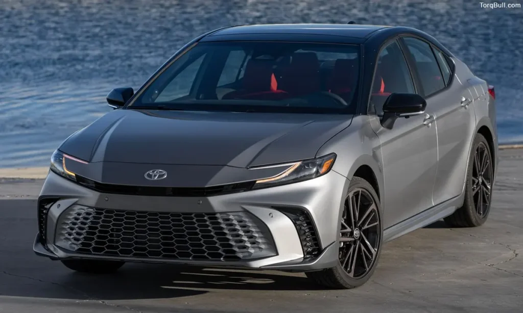 Toyota Camry near river