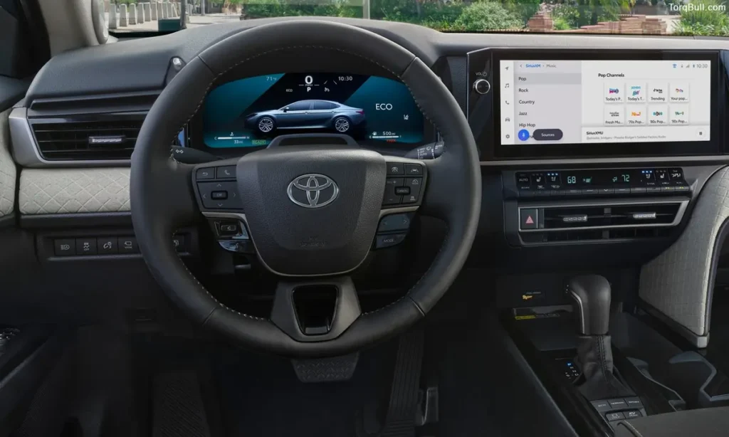 Toyota Camry interior dashboard