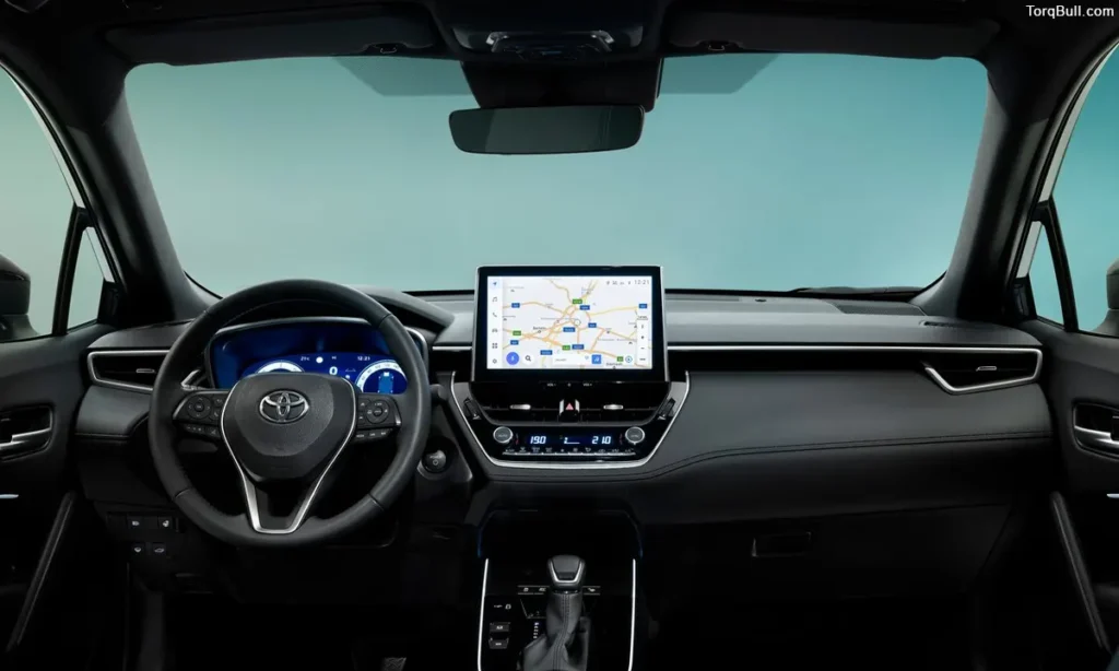 Toyota Corolla Cross interior with sunroof