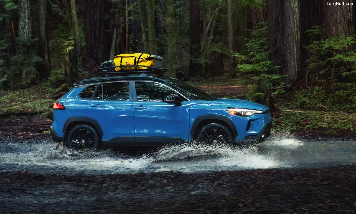 Toyota Corolla Cross in the jungle
