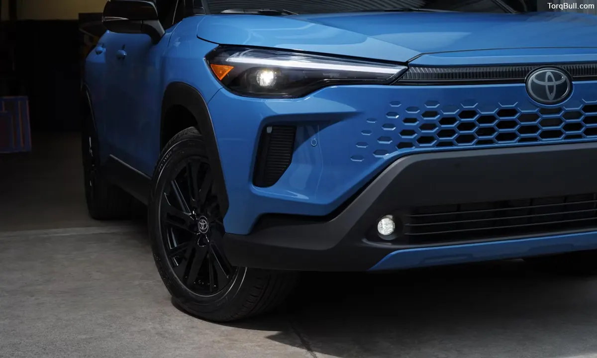 Toyota Corolla Cross close up view