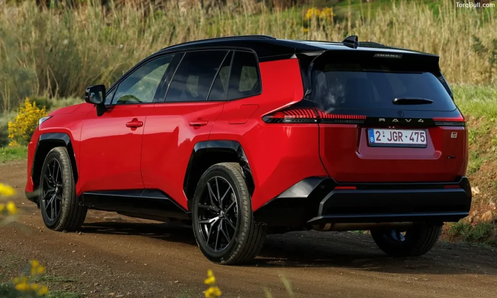 Toyota RAV4 Rear View off roading