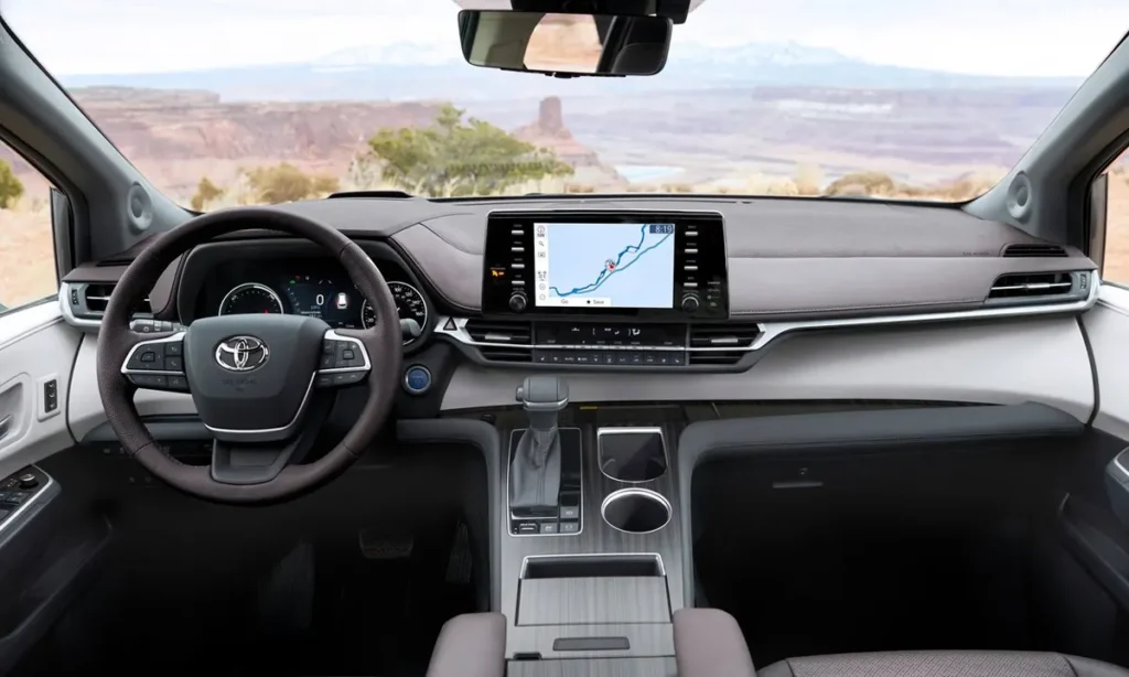 Toyota Sienna interior dashboard