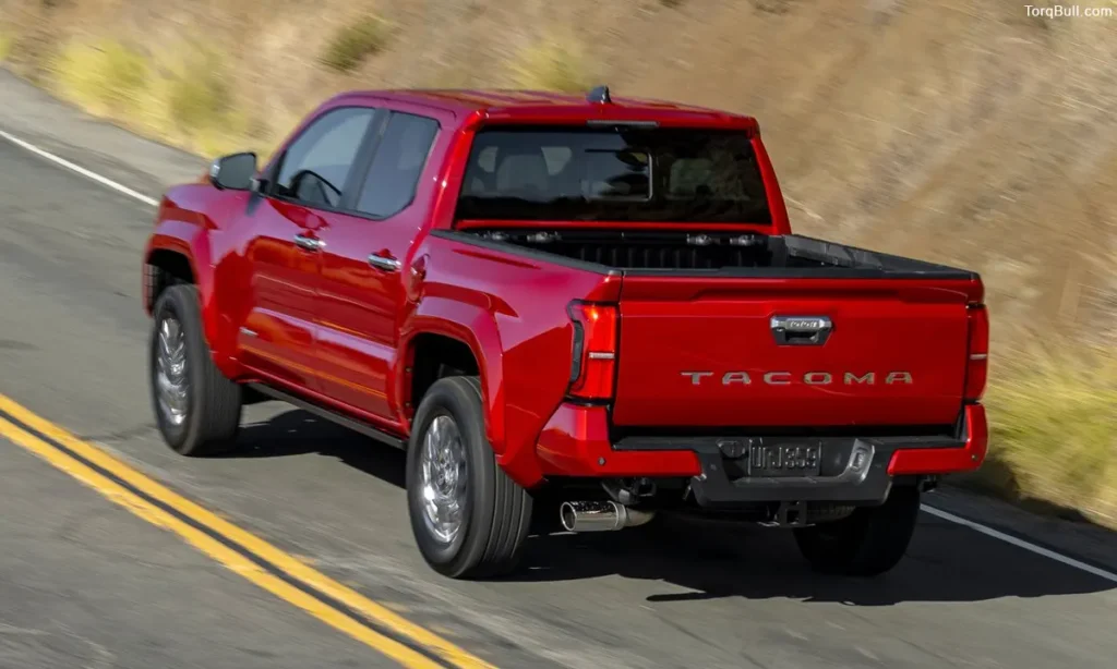 Toyota Tacoma on mountain road 349805